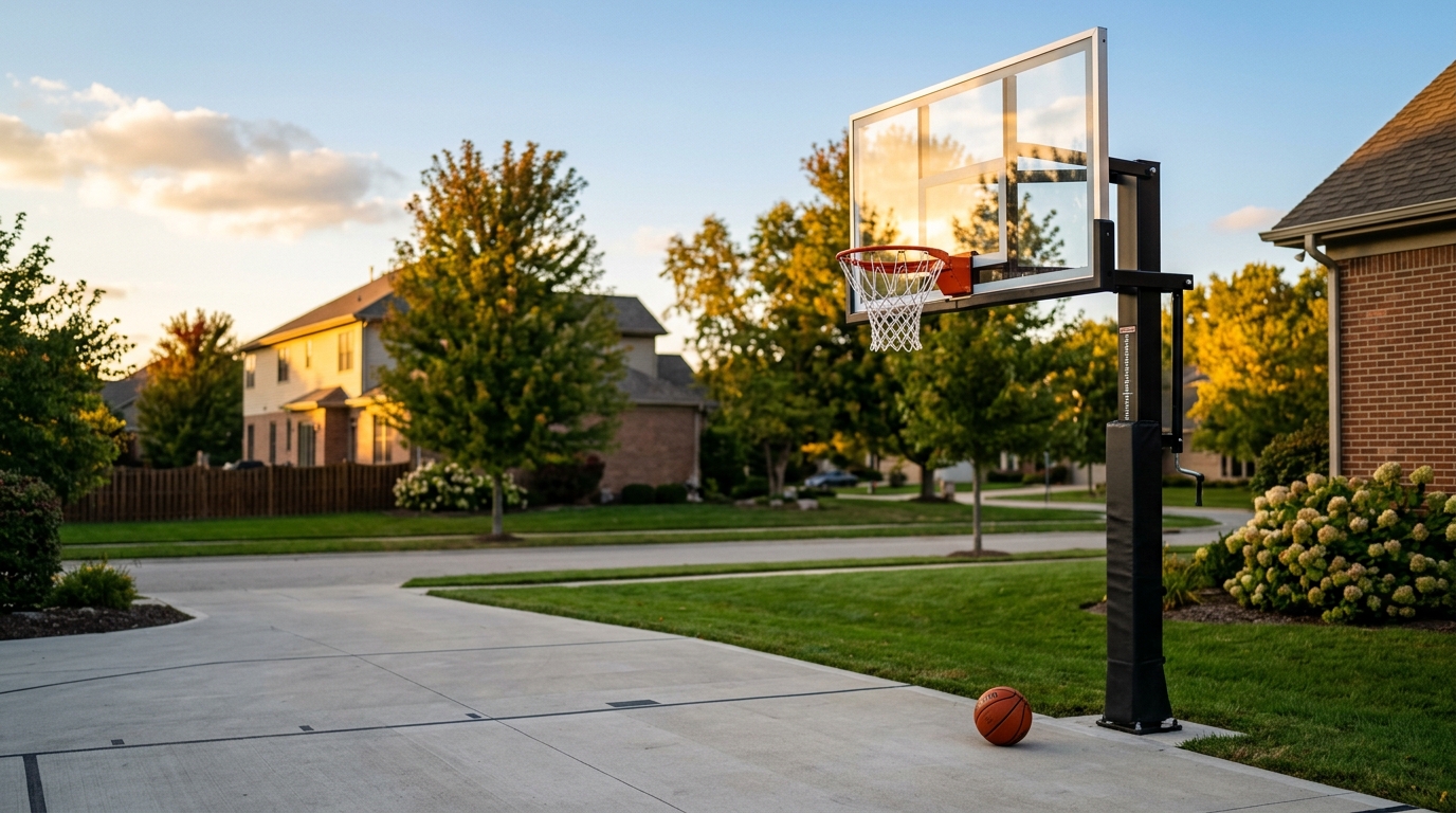 Best Driveway Adjustable Basketball Hoops: Stability & Performance Guide